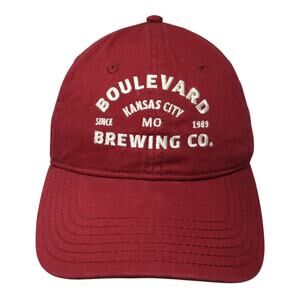 Boulevard Kansas City Mo Brewing Co. Strapback Baseball Cap Red OS Camp David